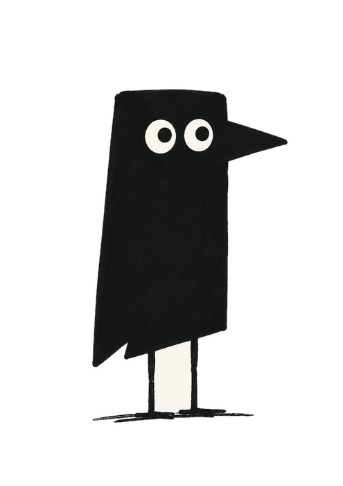 Corvus, the ScrollStake crow